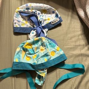 Set of 2 Ponytail Kim Kap Scrub Hats